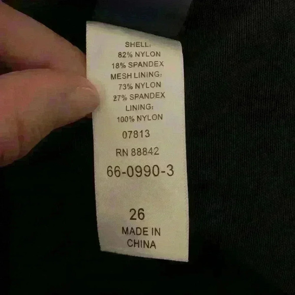 Swimsuits For All Gold and Black Blouson one piece Plus Size 26 - Picture 10 of 15